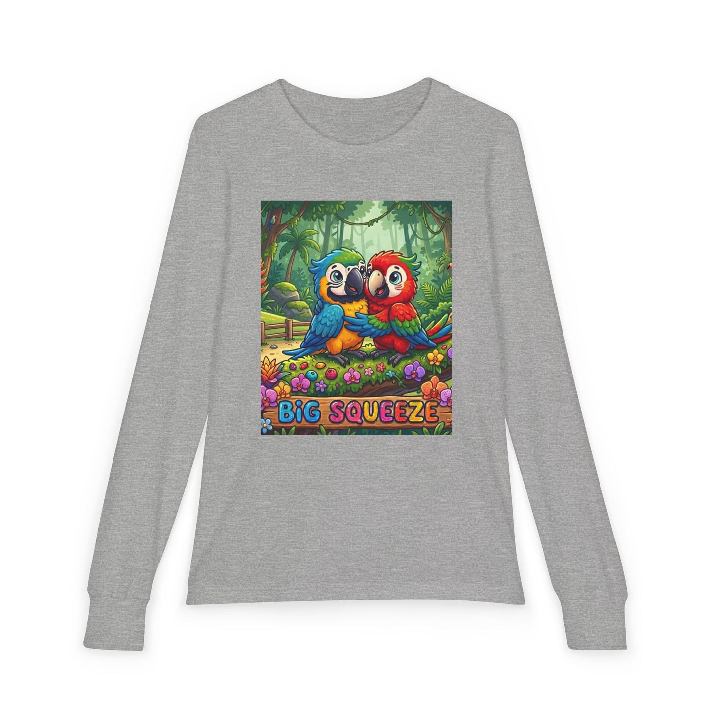 Big Squeeze Macaw Youth Jersey Long Sleeve Tee