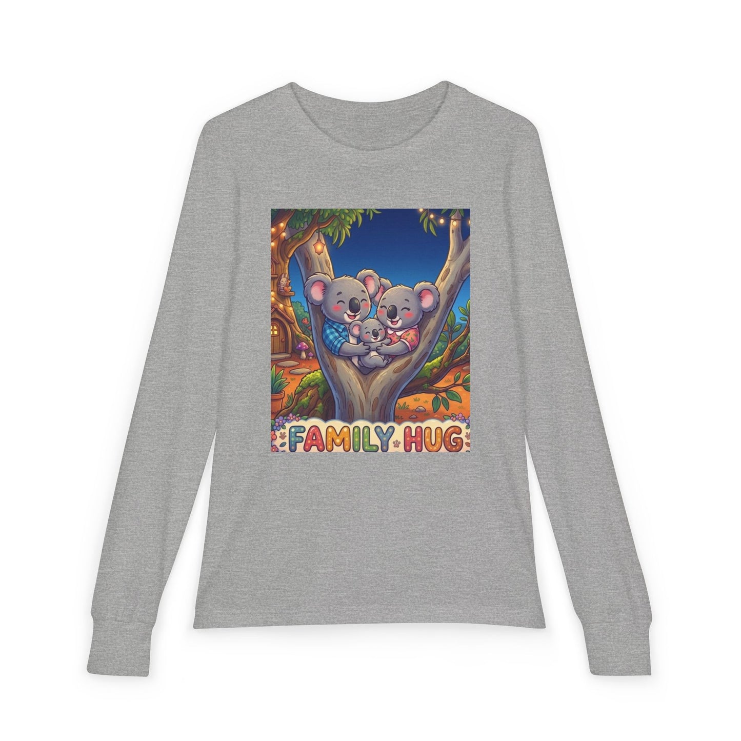Family Hug Koala Youth Jersey Long Sleeve Tee