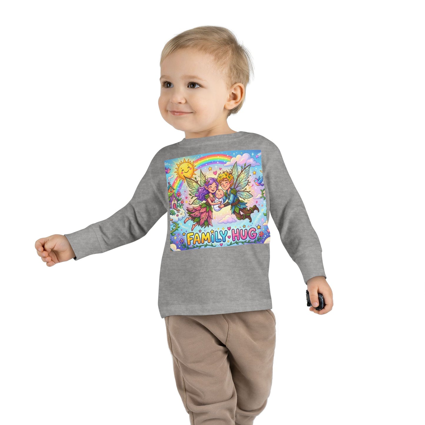 Family Hug Fairy Toddler Long Sleeve Tee