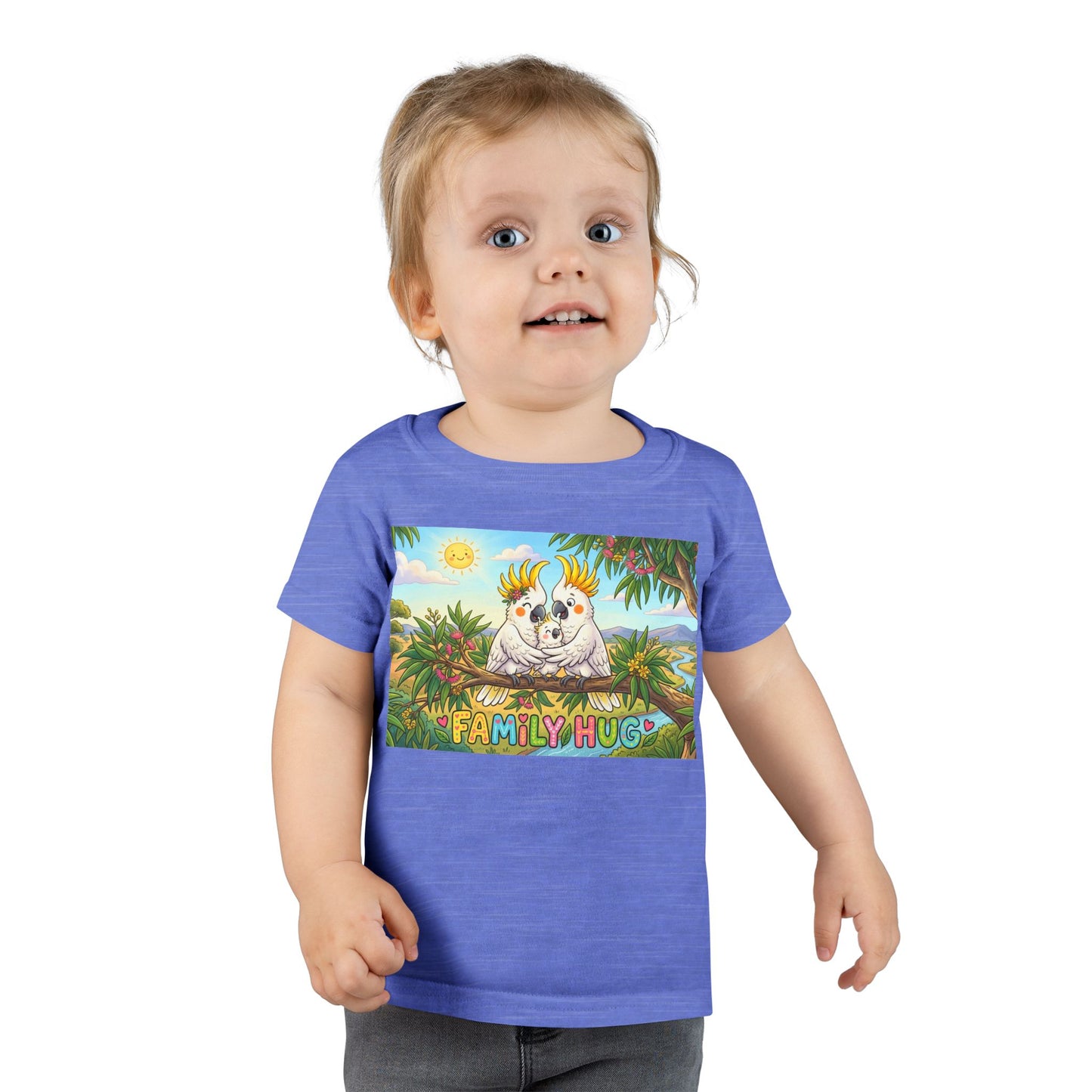 Family Hug Cockatoo Toddler T-shirt