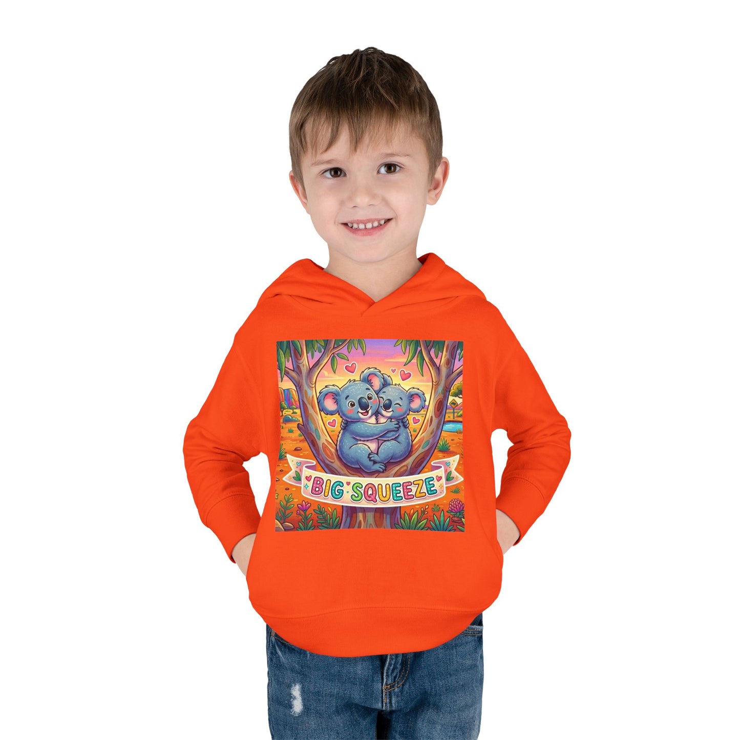 Big Squeeze Koala Toddler Pullover Fleece Hoodie