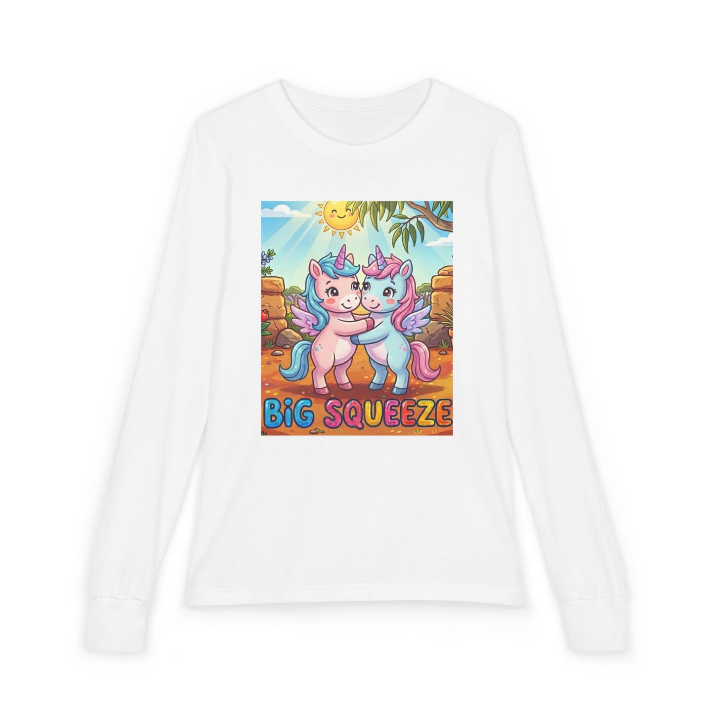 Big Squeeze Unicorn Youth Jersey Long Sleeve Tee