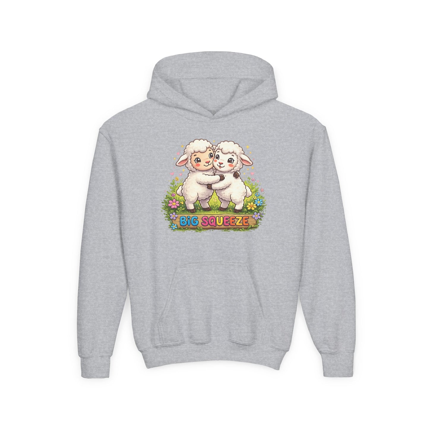 Big Squeeze Lamb Youth Heavy Blend Hooded Sweatshirt