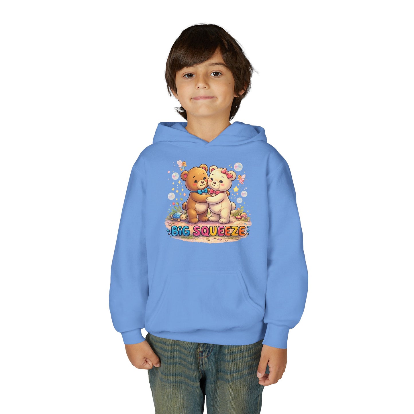 Big Squeeze Teddy Youth Heavy Blend Hooded Sweatshirt