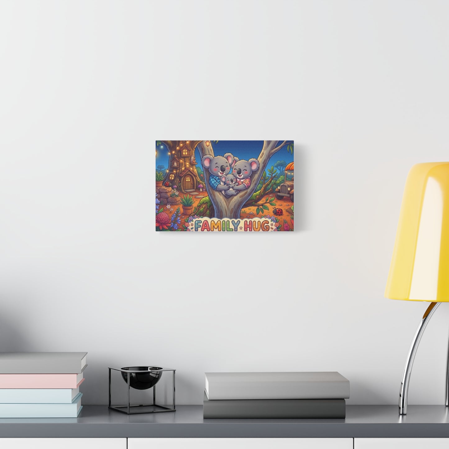 Family Hug Koala Classic Canvas