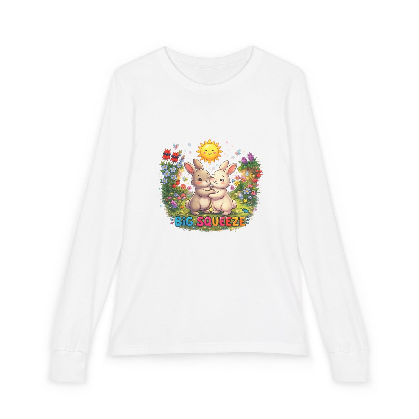 Big Squeeze Bunny Youth Jersey Long Sleeve Tee