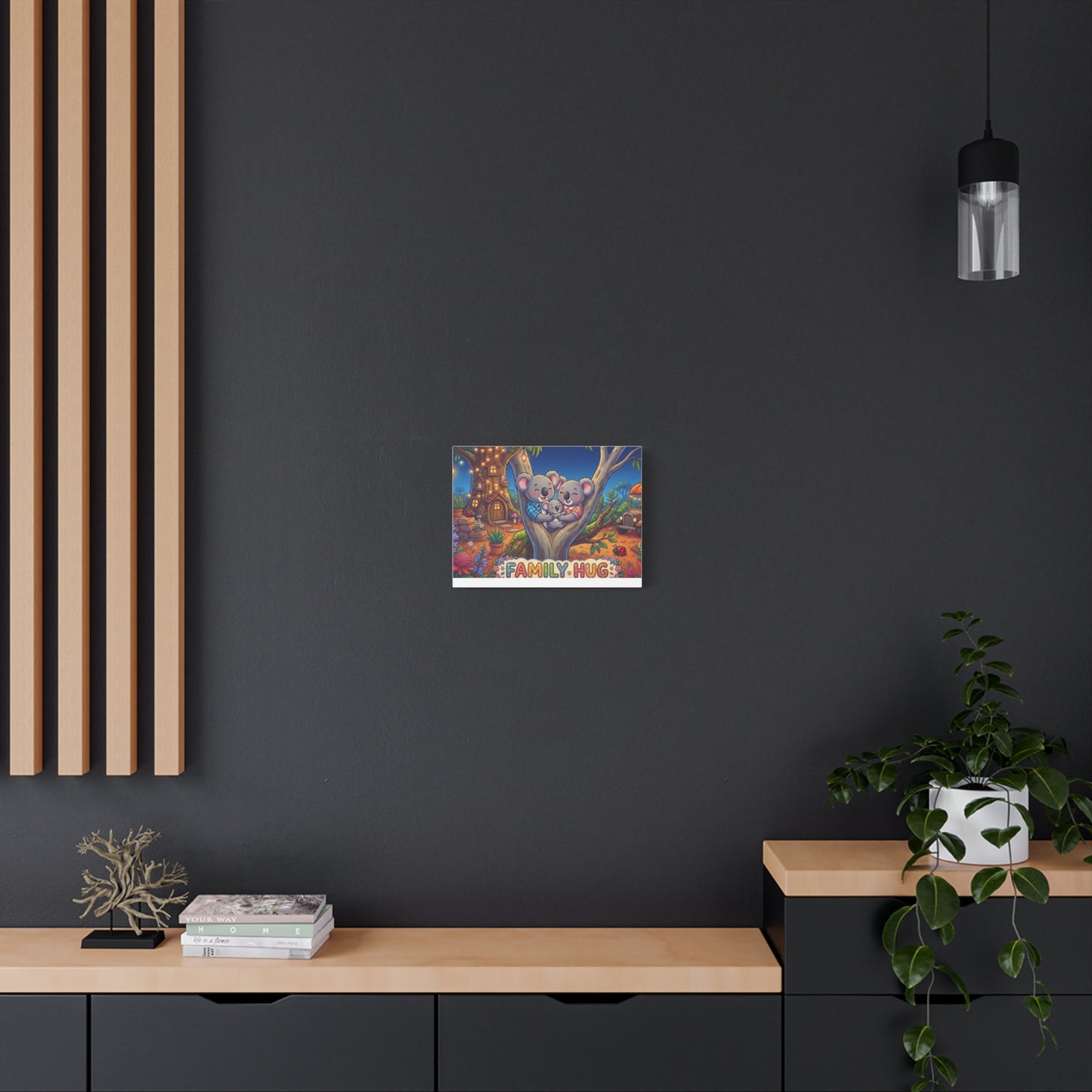 Family Hug Koala Classic Canvas
