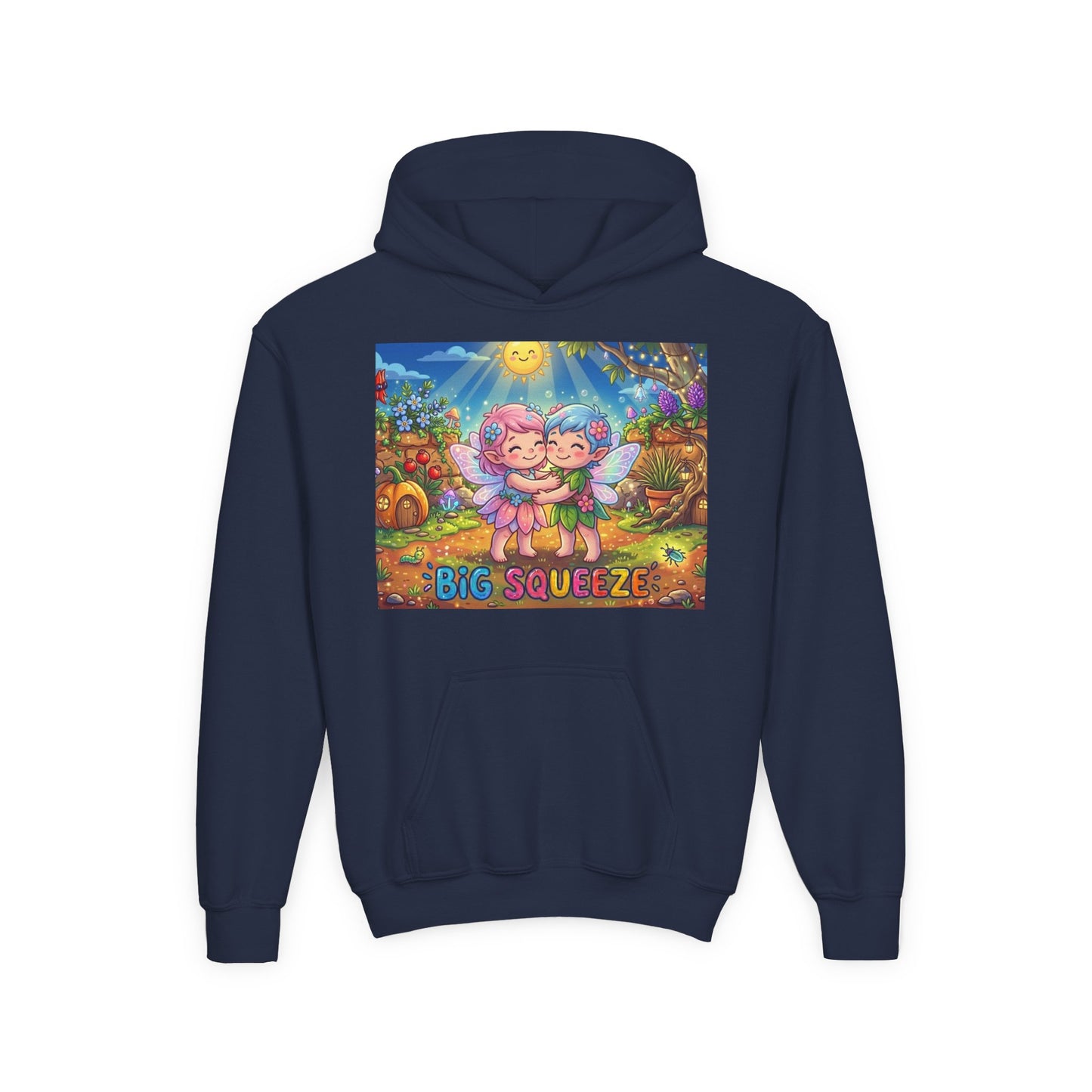 Big Squeeze Fairy Youth Heavy Blend Hooded Sweatshirt