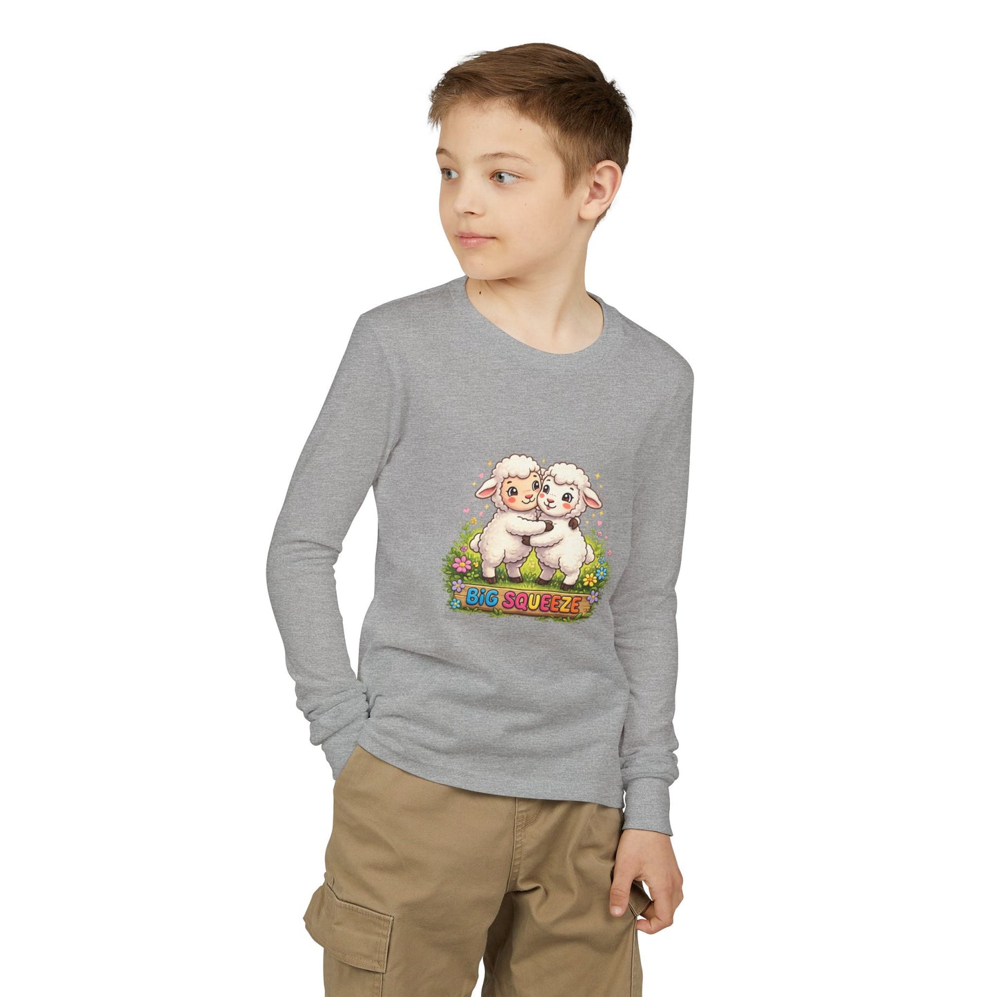 Big Squeeze Lamb Youth Jersey Long Sleeve Tee