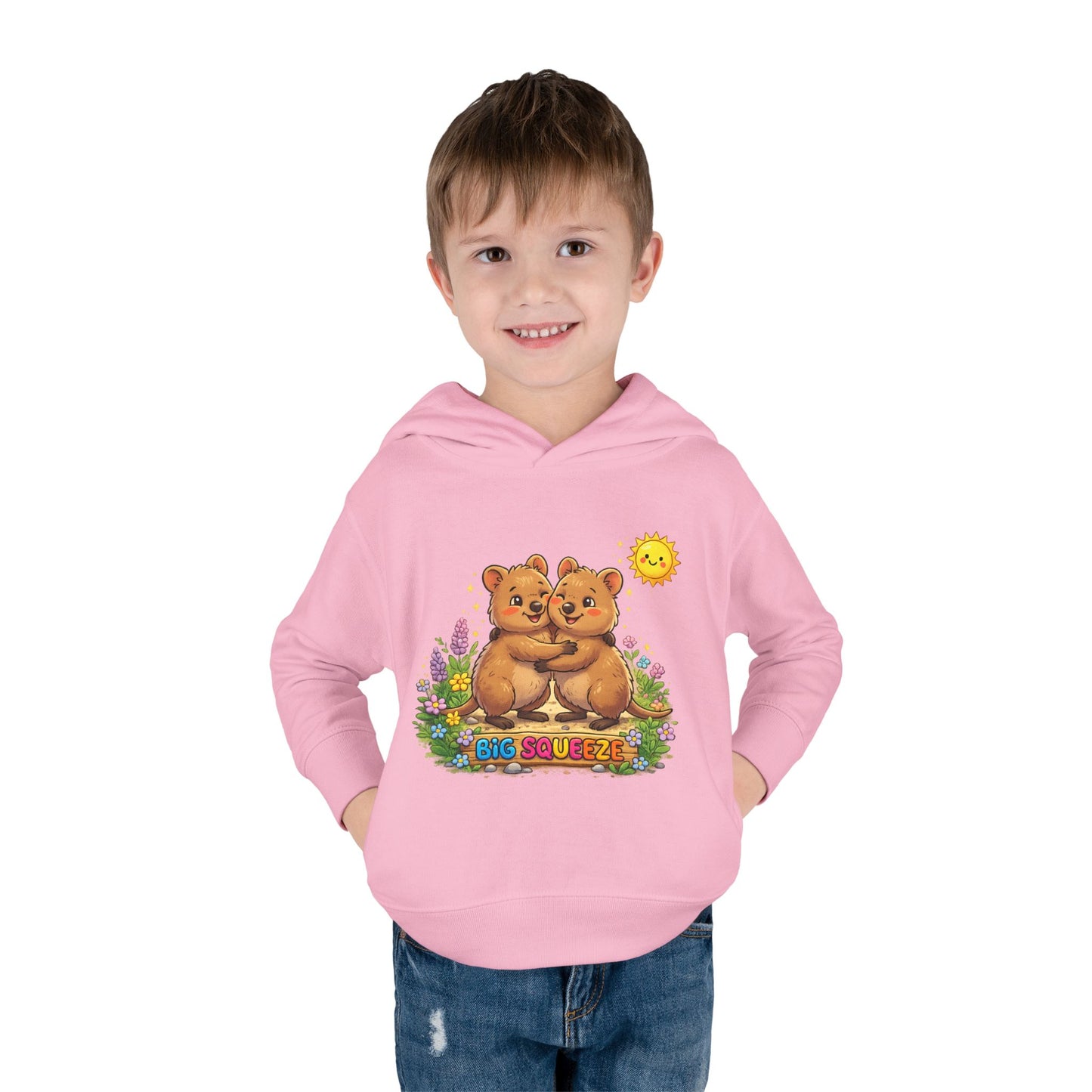 Big Squeeze Quokka Toddler Pullover Fleece Hoodie