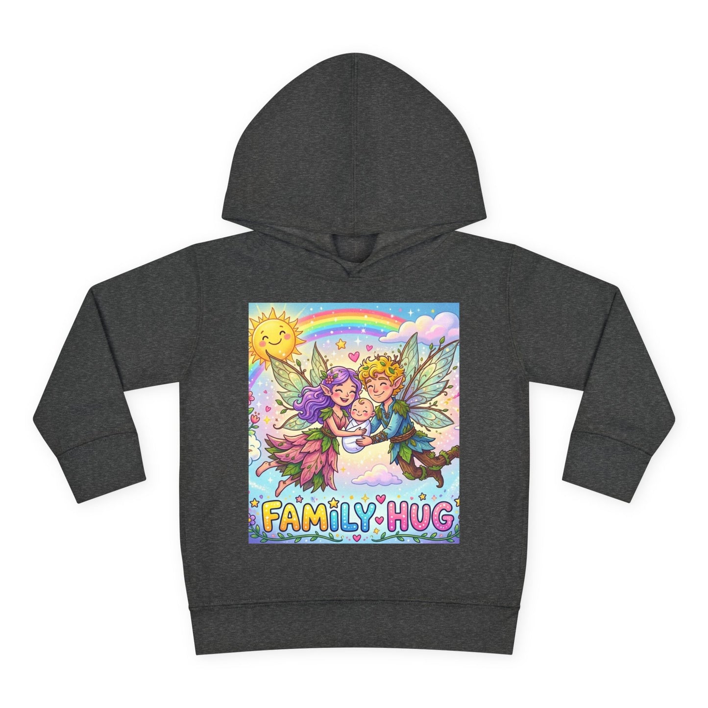 Family Hug Fairy Toddler Pullover Fleece Hoodie