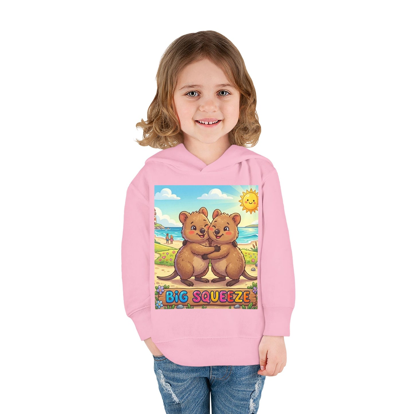 Big Squeeze Quokka Toddler Pullover Fleece Hoodie
