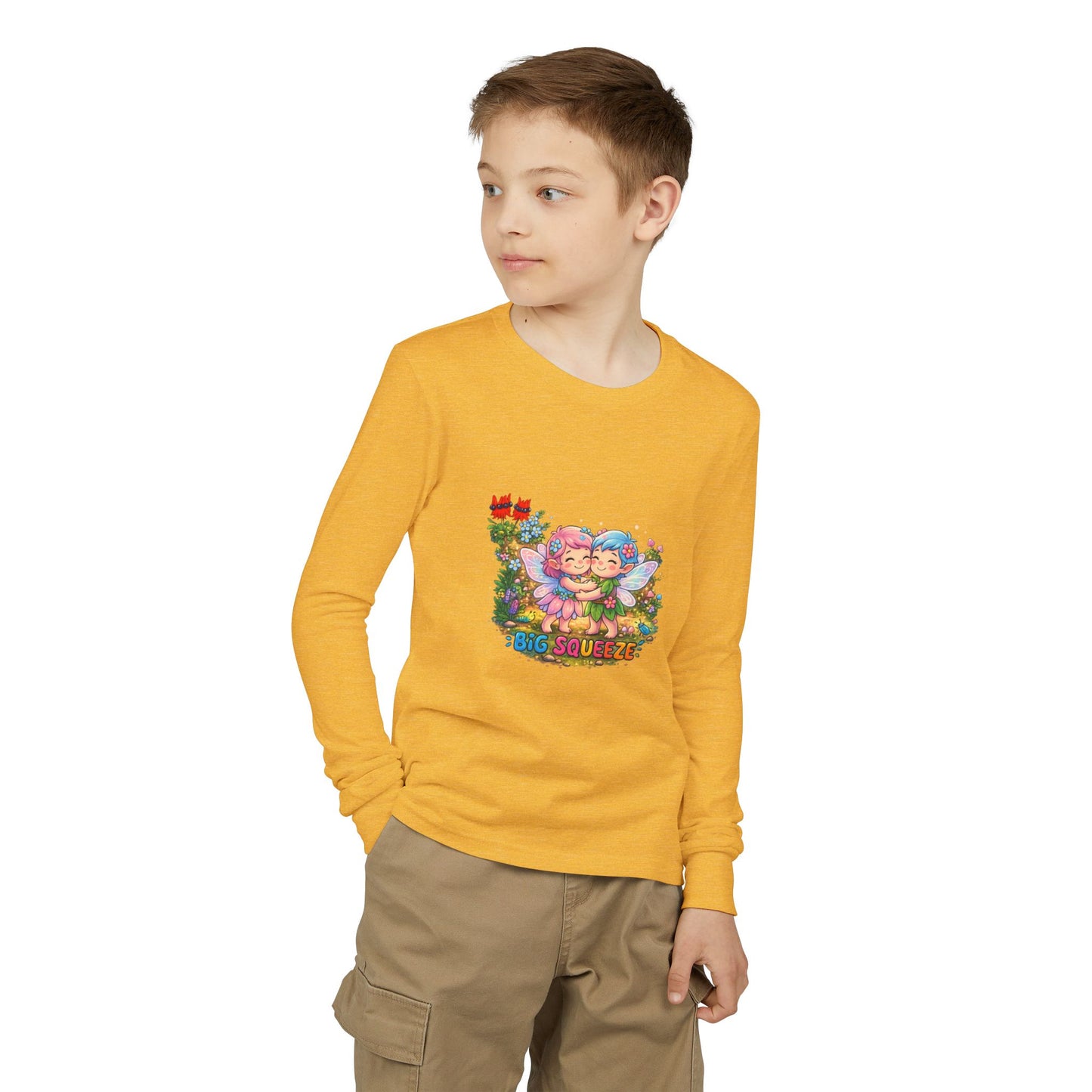 Big Squeeze Fairy Youth Jersey Long Sleeve Tee