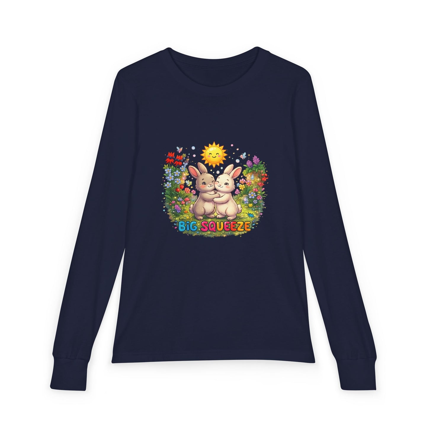 Big Squeeze Bunny Youth Jersey Long Sleeve Tee