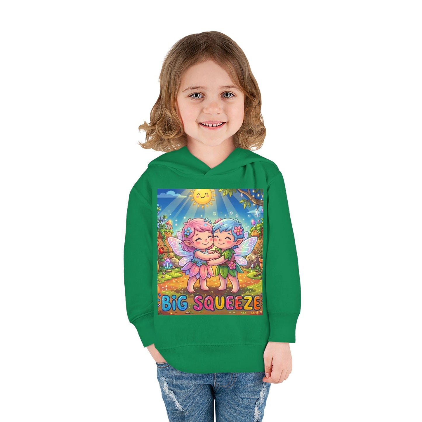 Big Squeeze Fairy Toddler Pullover Fleece Hoodie