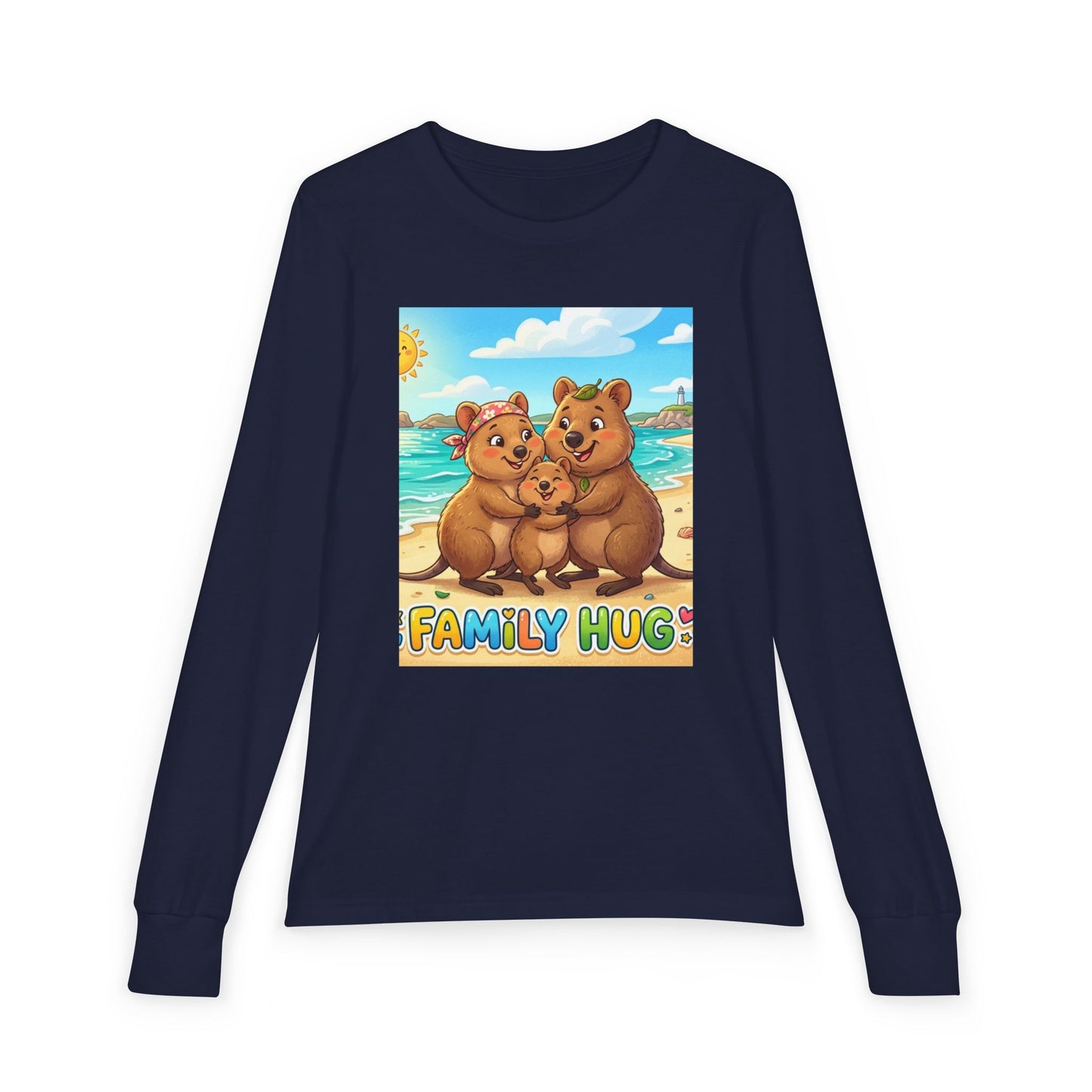 Family Hug Quokka Youth Jersey Long Sleeve Tee