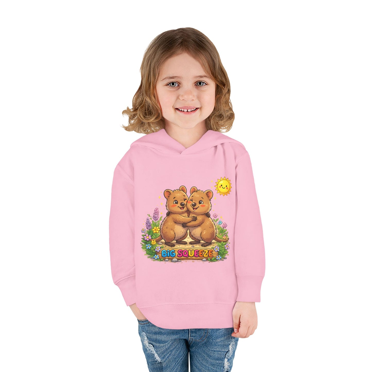 Big Squeeze Quokka Toddler Pullover Fleece Hoodie