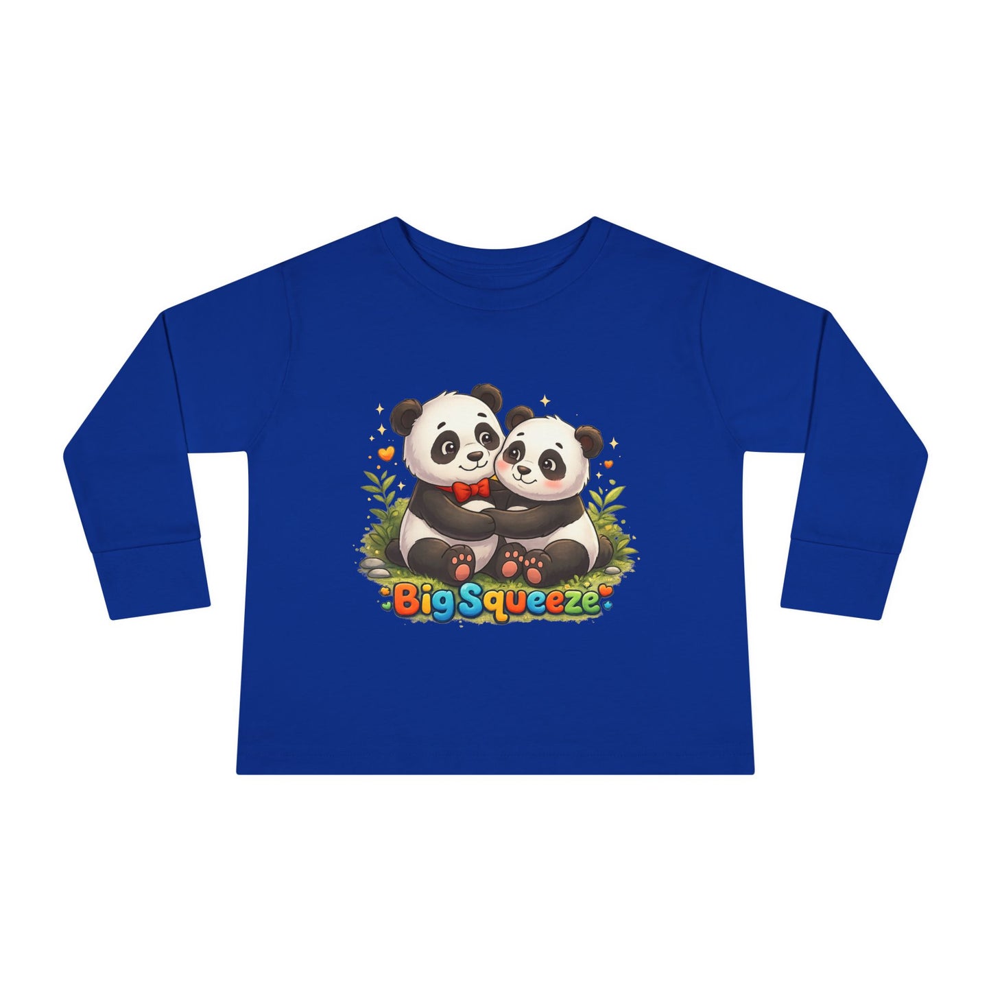 Big Squeeze Panda Toddler Long Sleeve Tee