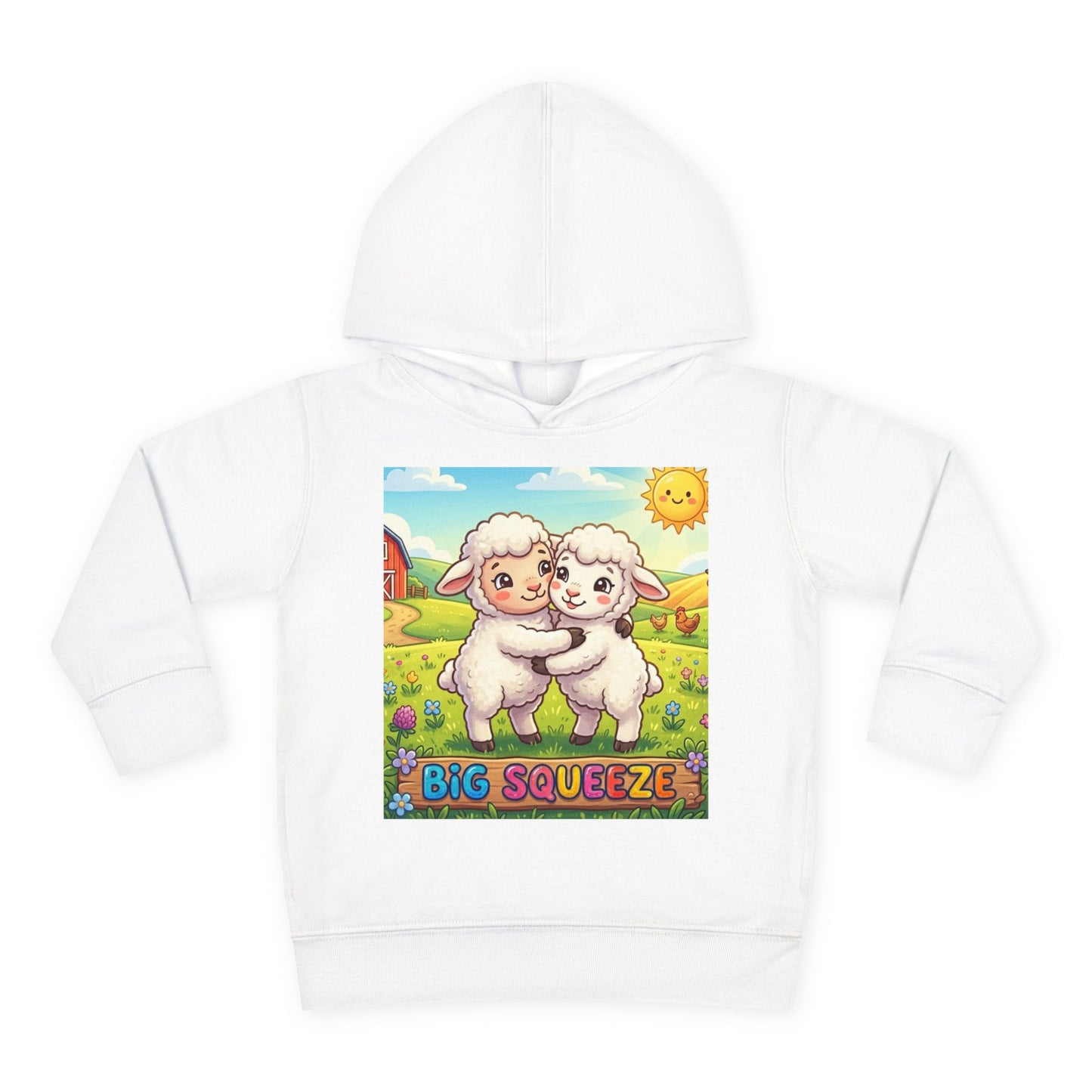 Big Squeeze Lamb Toddler Pullover Fleece Hoodie