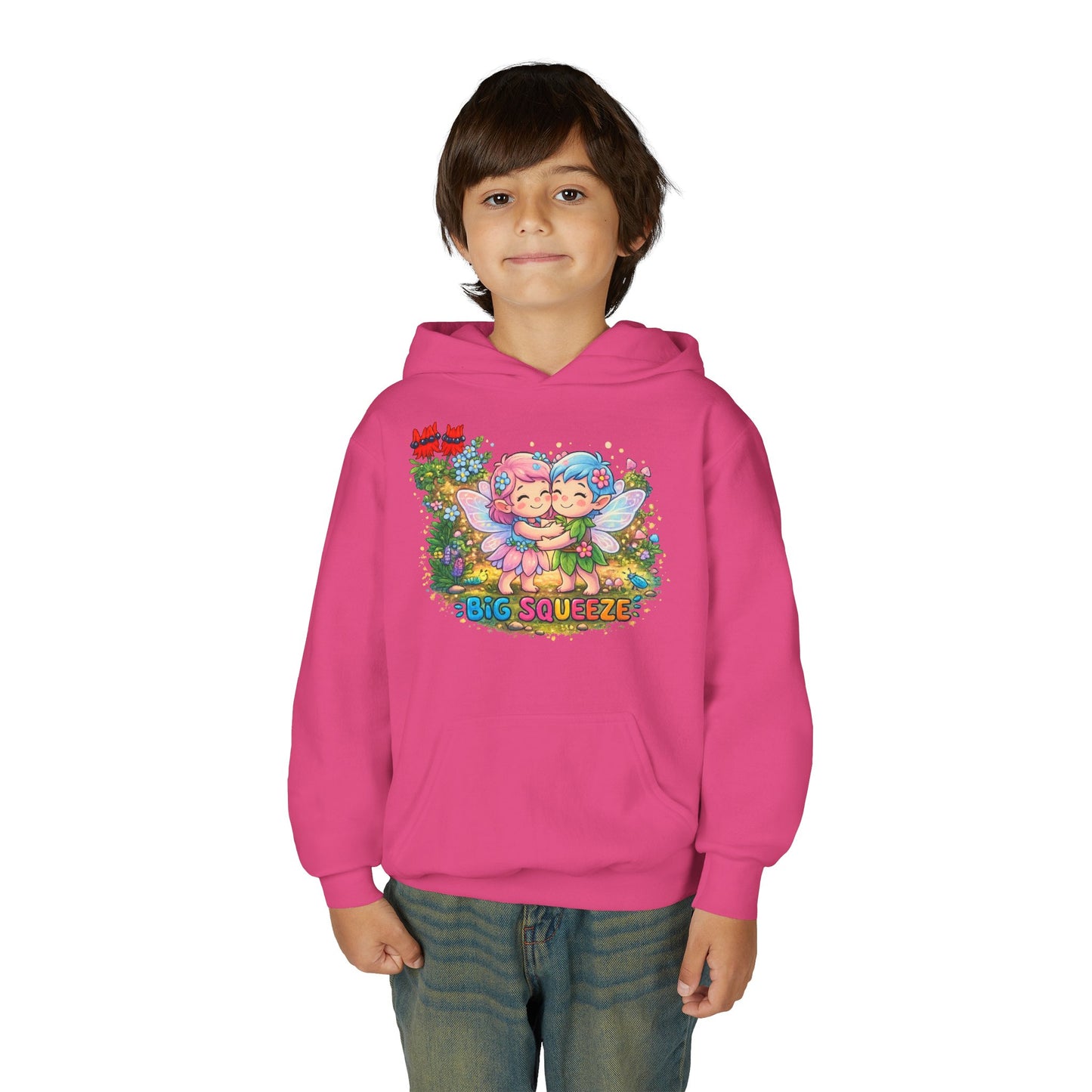 Big Squeeze Fairy Youth Heavy Blend Hooded Sweatshirt