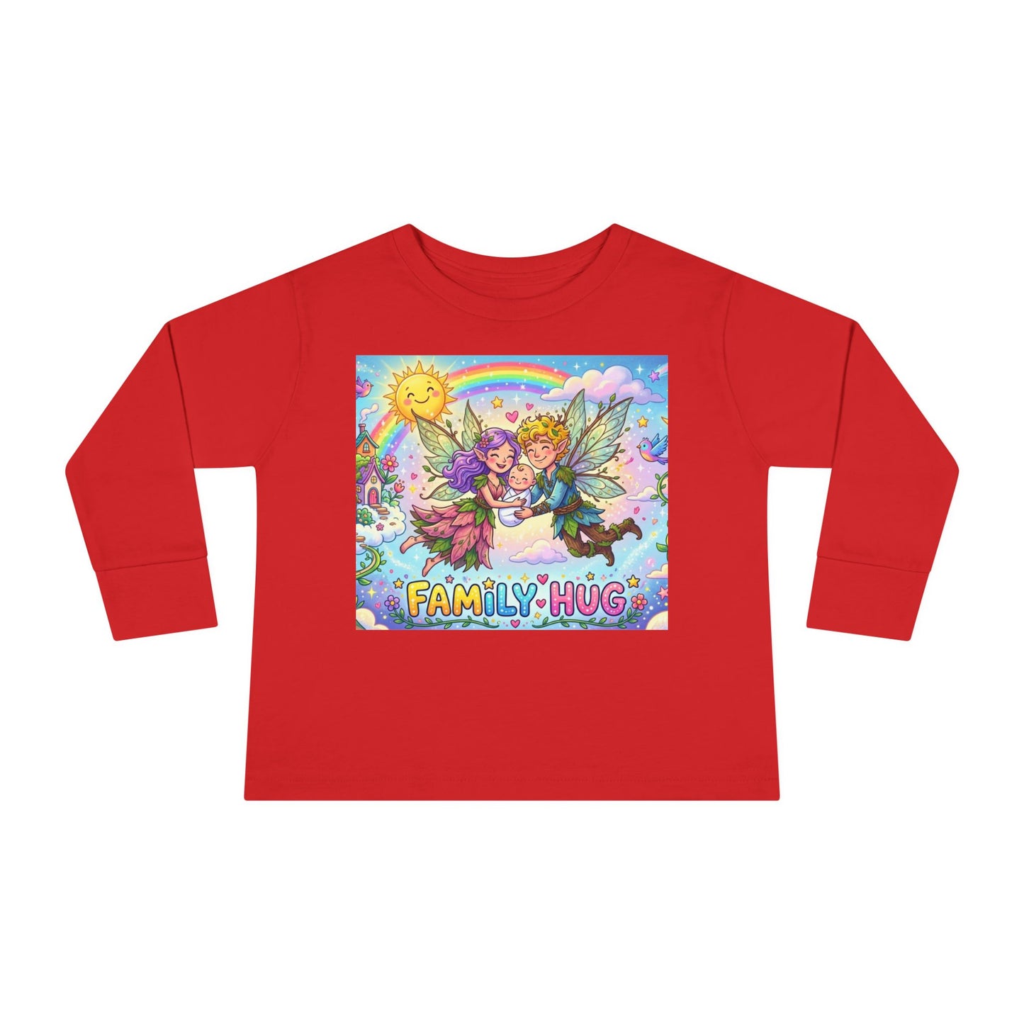 Family Hug Fairy Toddler Long Sleeve Tee