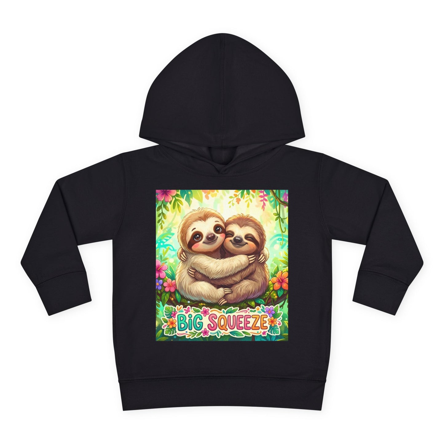 Big Squeeze Sloth Toddler Pullover Fleece Hoodie
