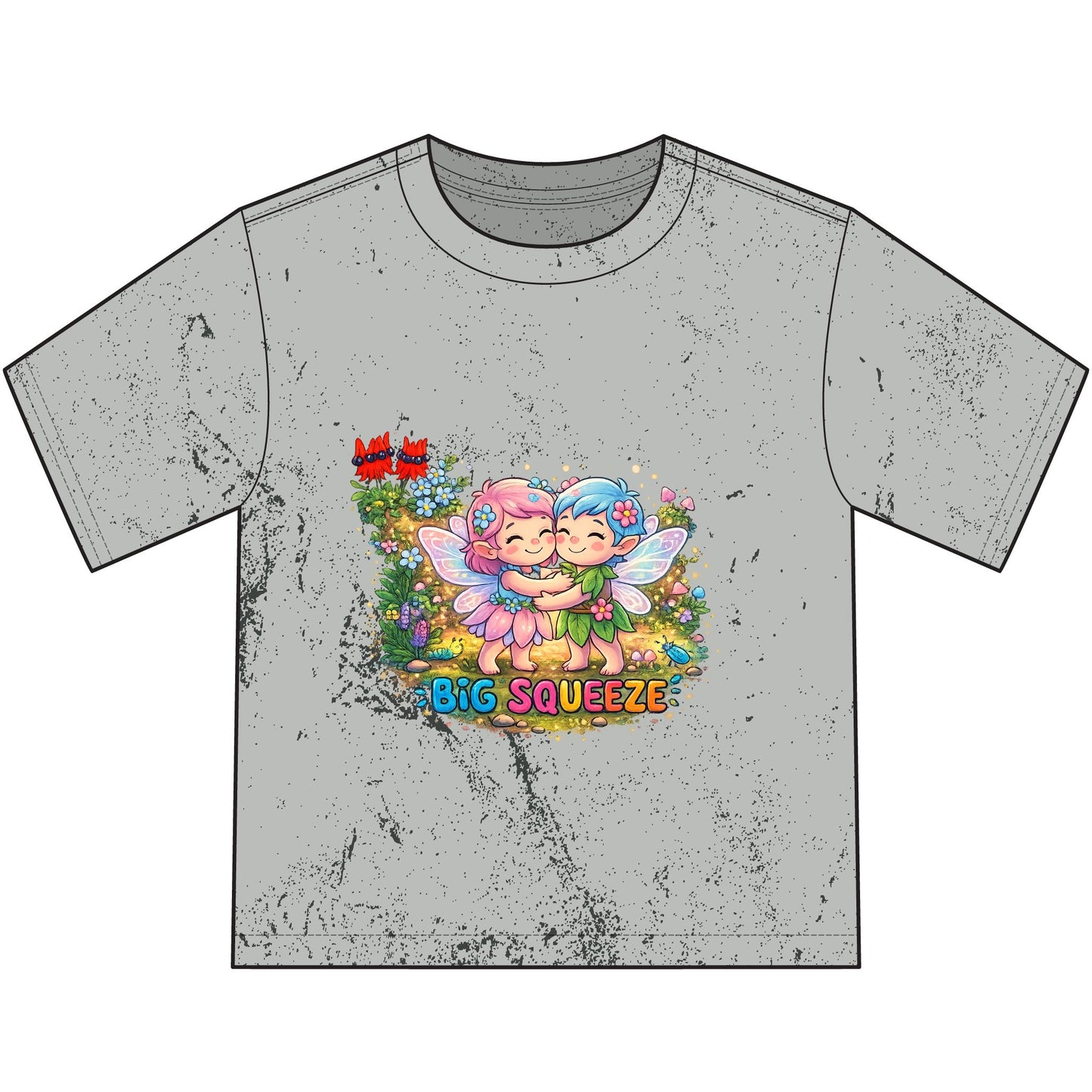 Big Squeeze Fairy Heavyweight Color Blast Youth T-Shirt