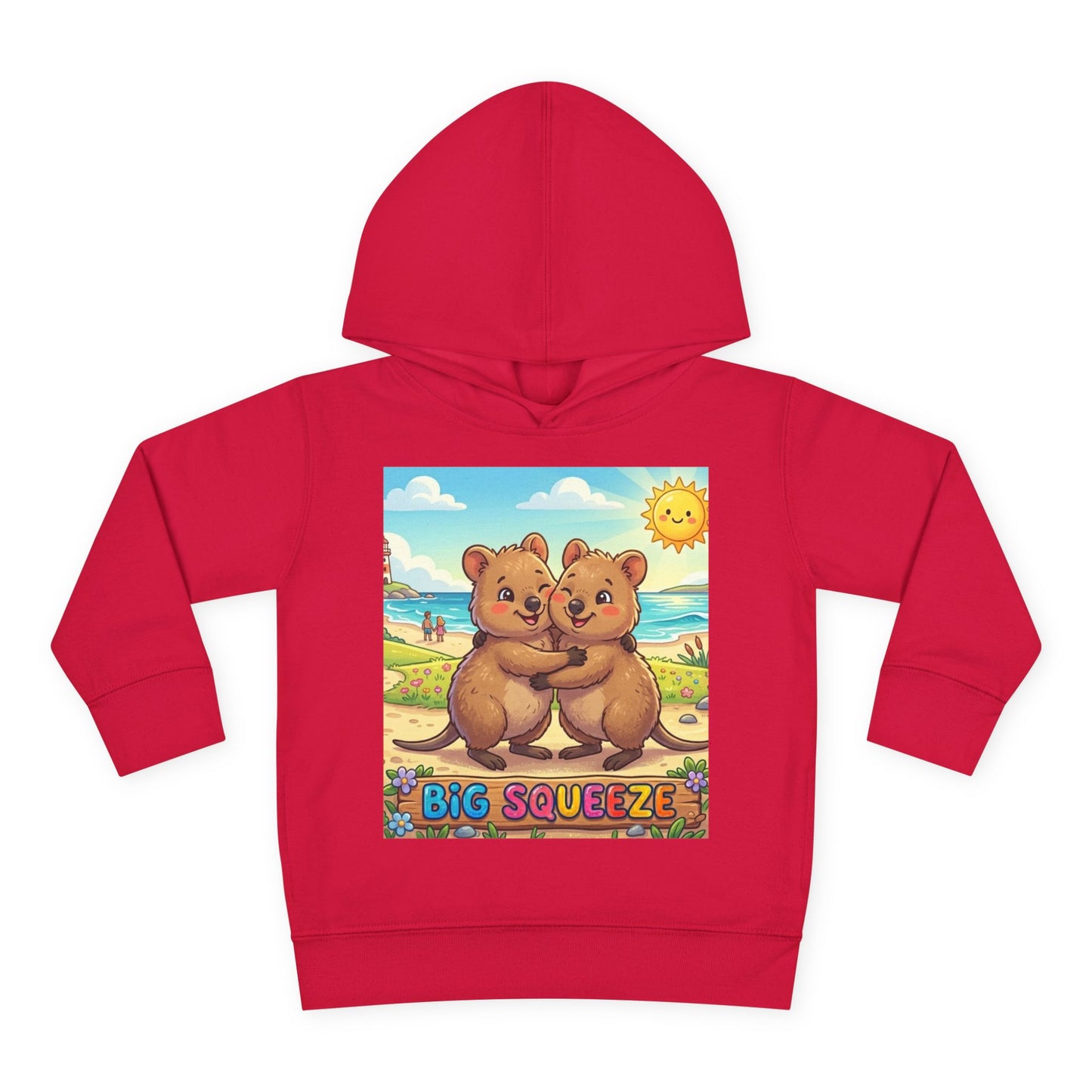 Big Squeeze Quokka Toddler Pullover Fleece Hoodie