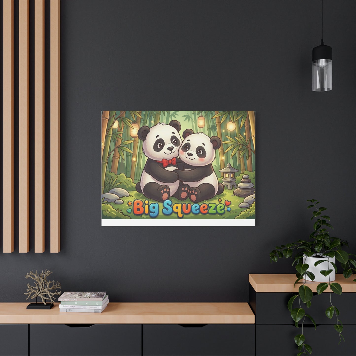 Big Squeeze Panda Classic Canvas