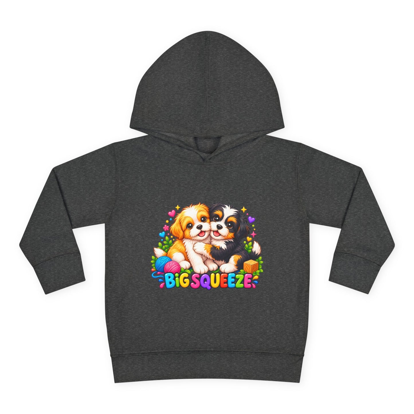 Big Squeeze Shih Tzu Toddler Pullover Fleece Hoodie