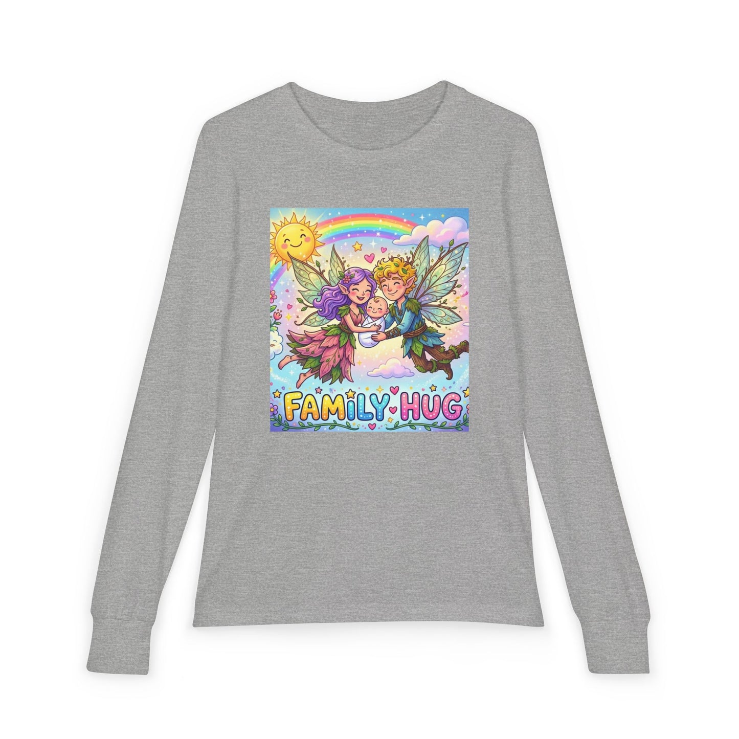 Family Hug Fairy Youth Jersey Long Sleeve Tee