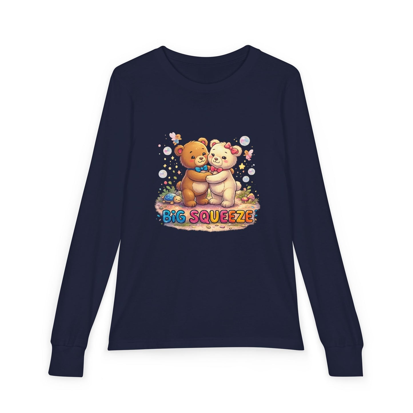 Big Squeeze Teddy Youth Jersey Long Sleeve Tee