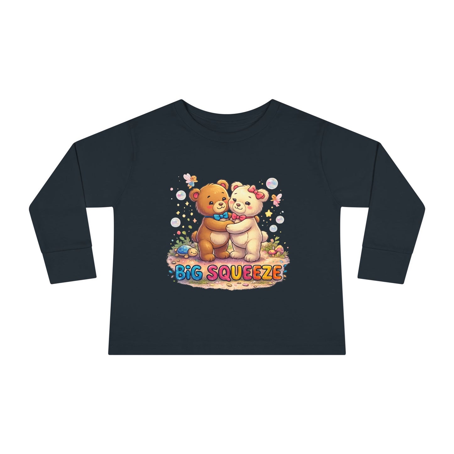 Big Squeeze Teddy Toddler Long Sleeve Tee