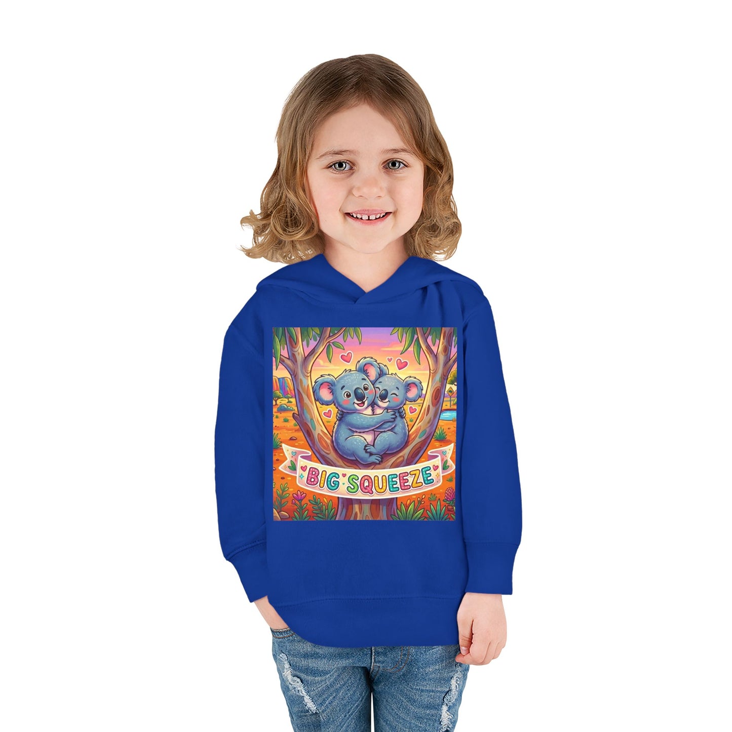 Big Squeeze Koala Toddler Pullover Fleece Hoodie