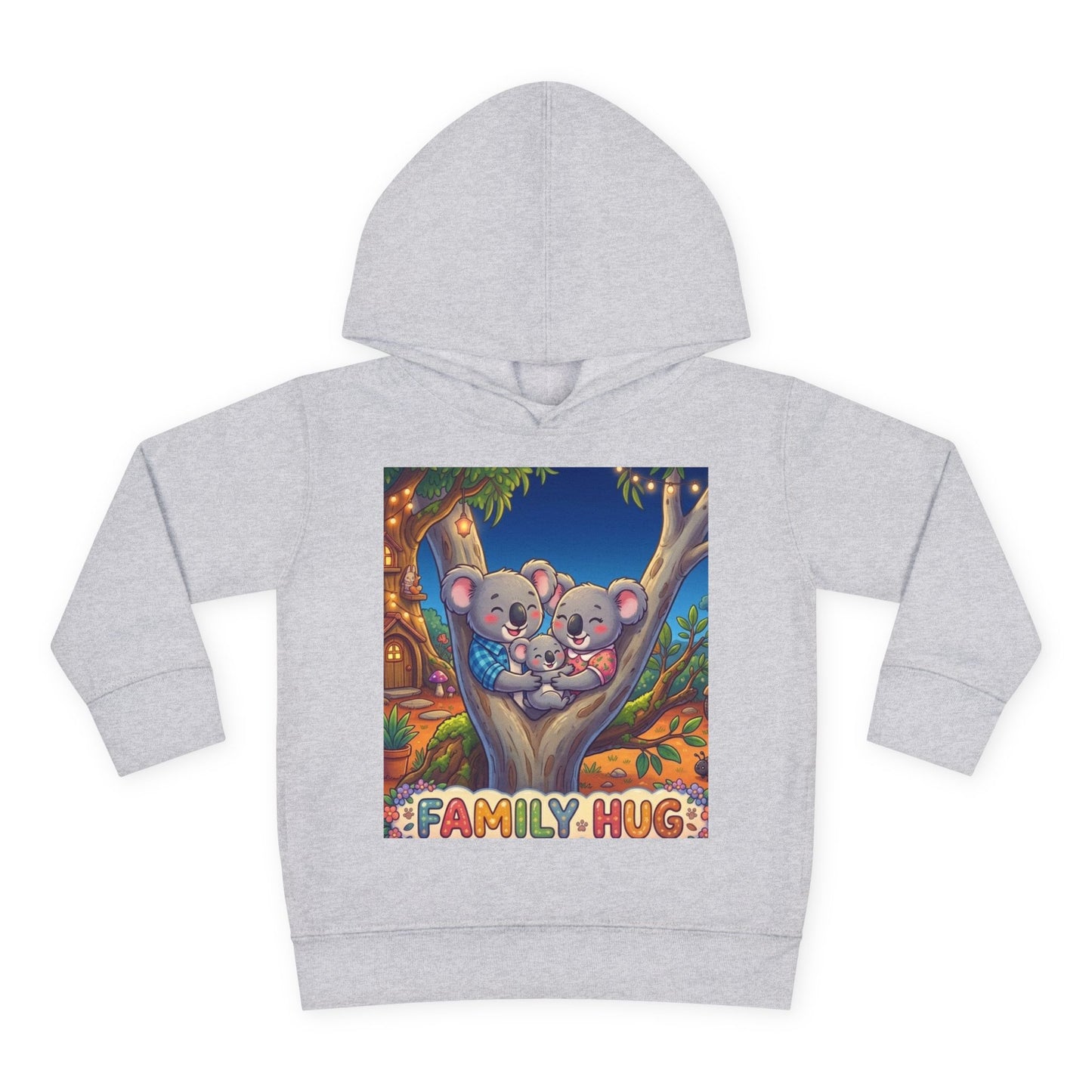 Family Hug Koala Toddler Pullover Fleece Hoodie