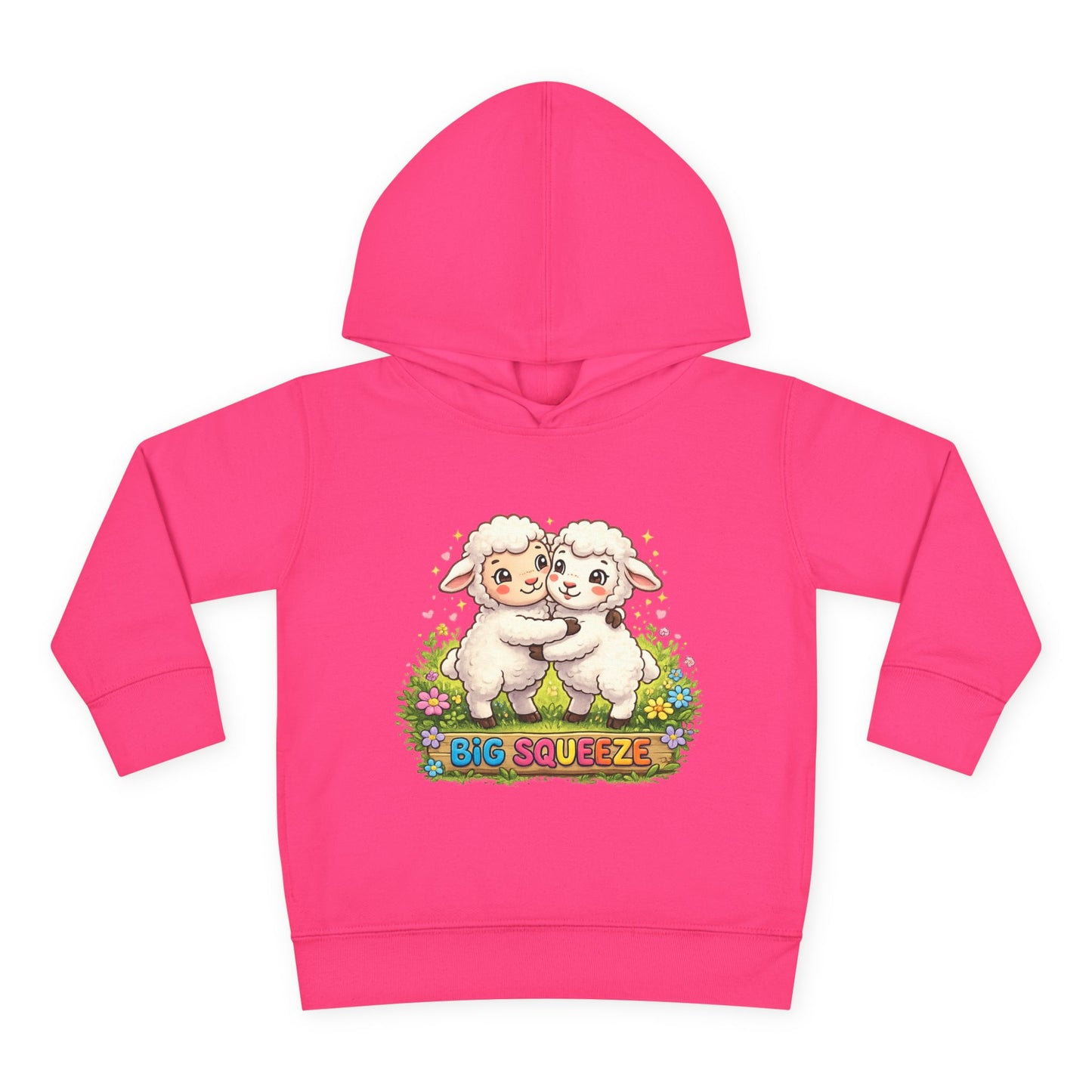 Big Squeeze Lamb Toddler Pullover Fleece Hoodie