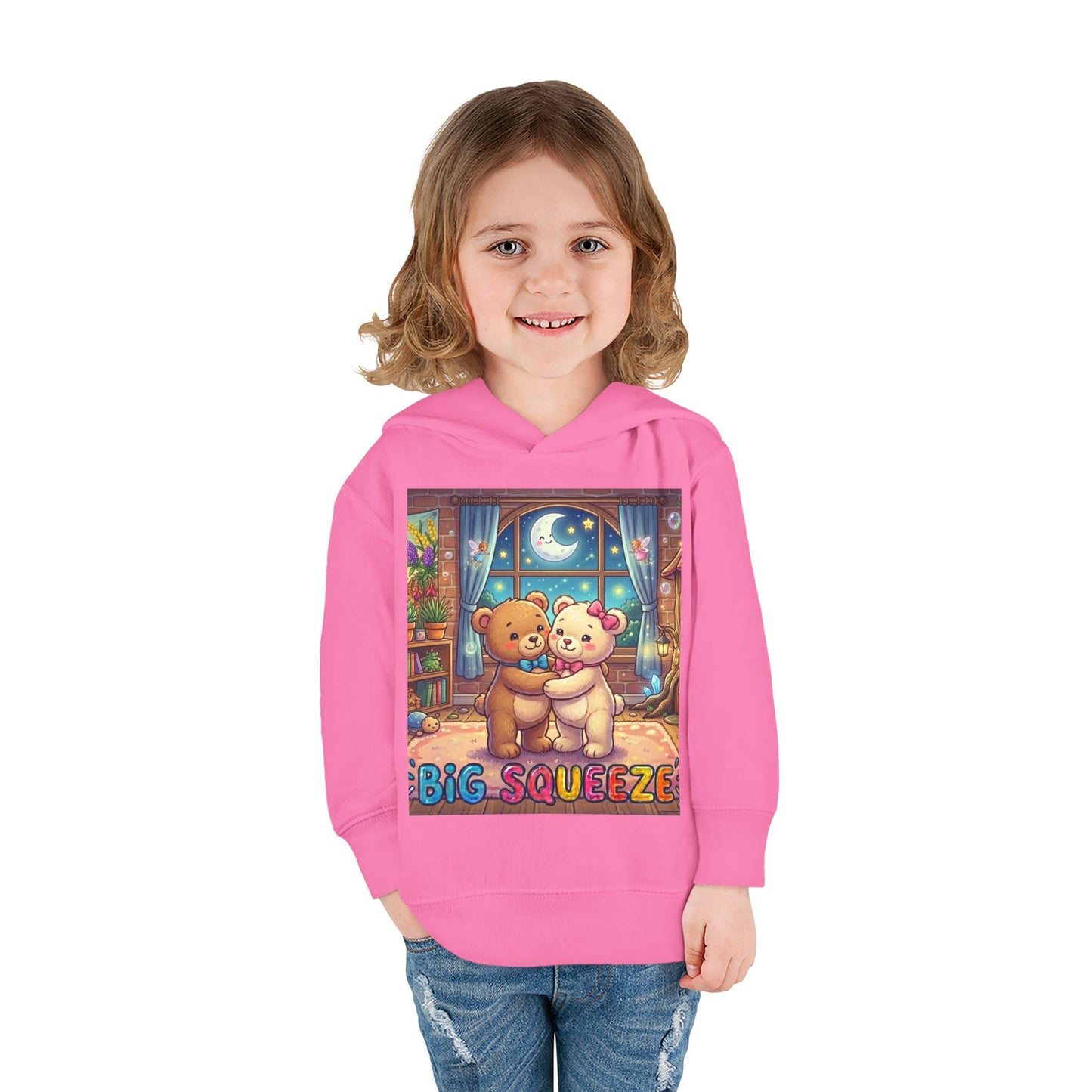 Big Squeeze Teddy Toddler Pullover Fleece Hoodie