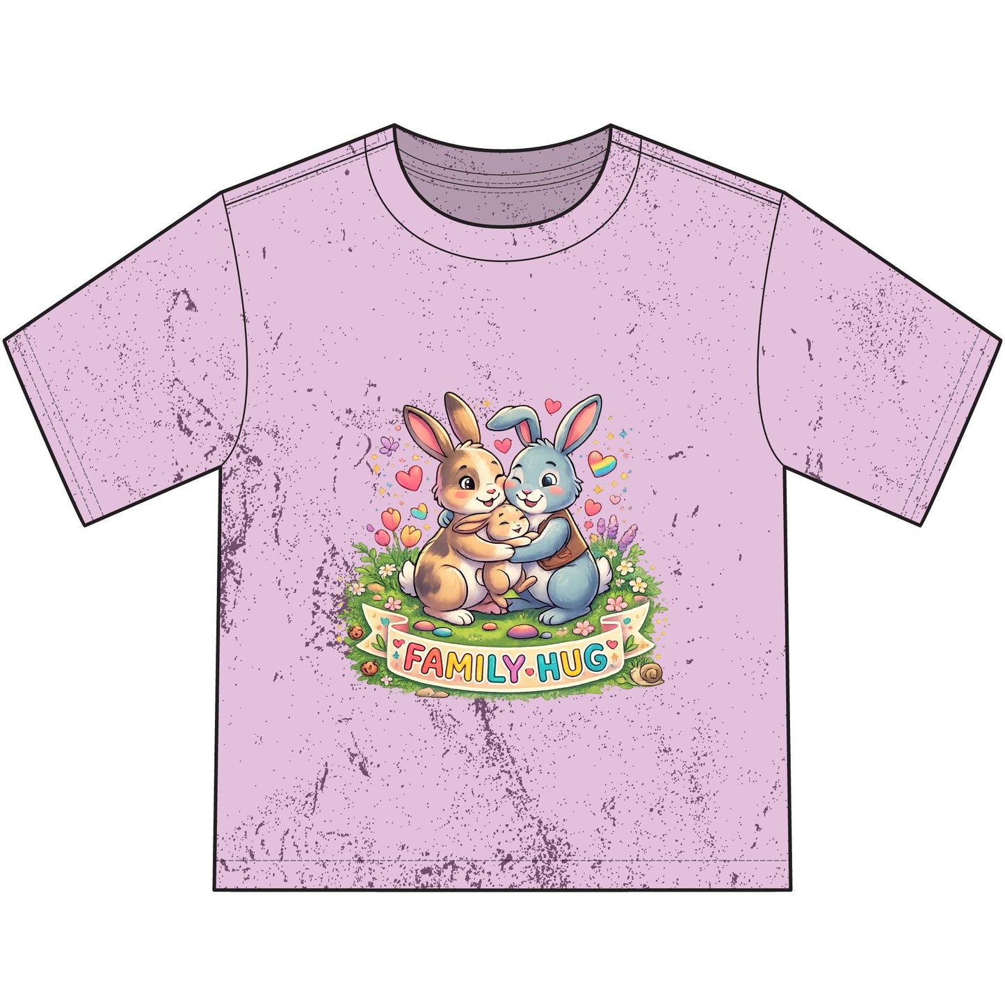 Big Squeeze Bunny Heavyweight Color Blast Youth T-Shirt