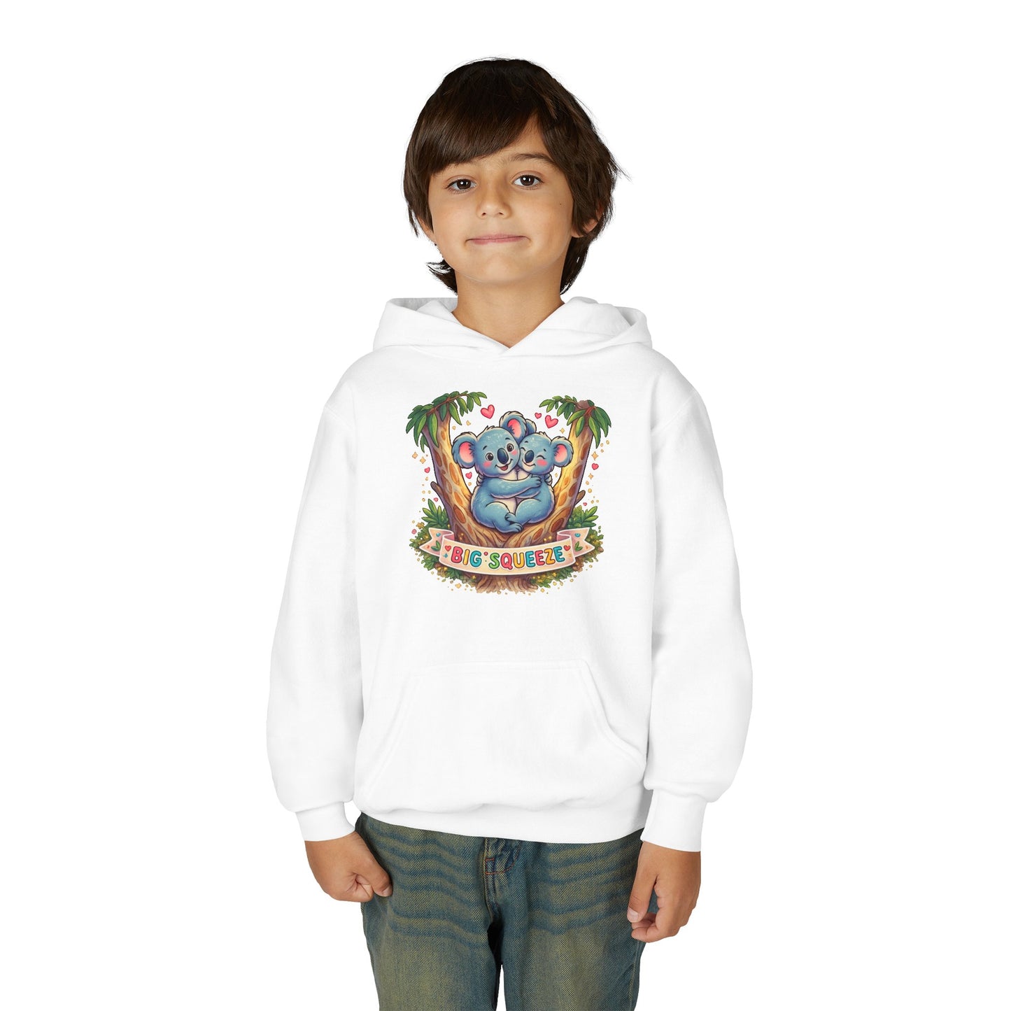 Big Squeeze Koala Youth Heavy Blend Hooded Sweatshirt