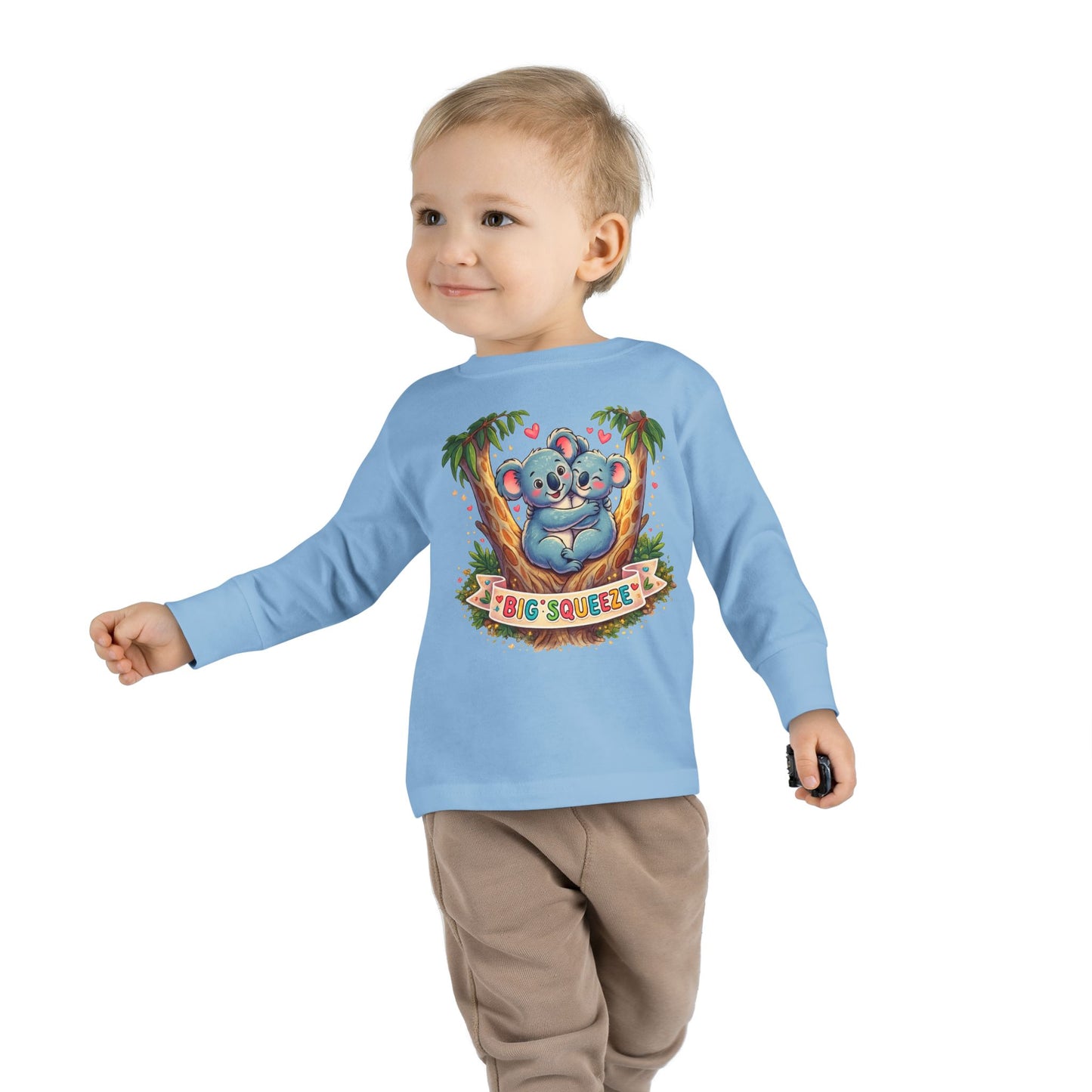 Big Squeeze Koala Toddler Long Sleeve Tee