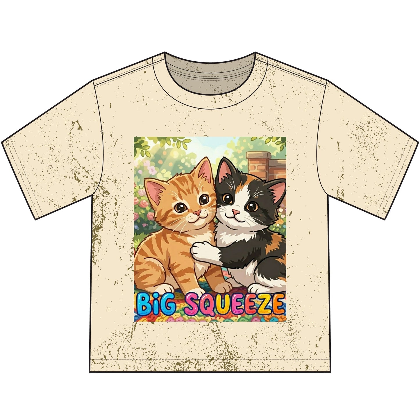Big Squeeze Kitten Heavyweight Color Blast Youth T-Shirt