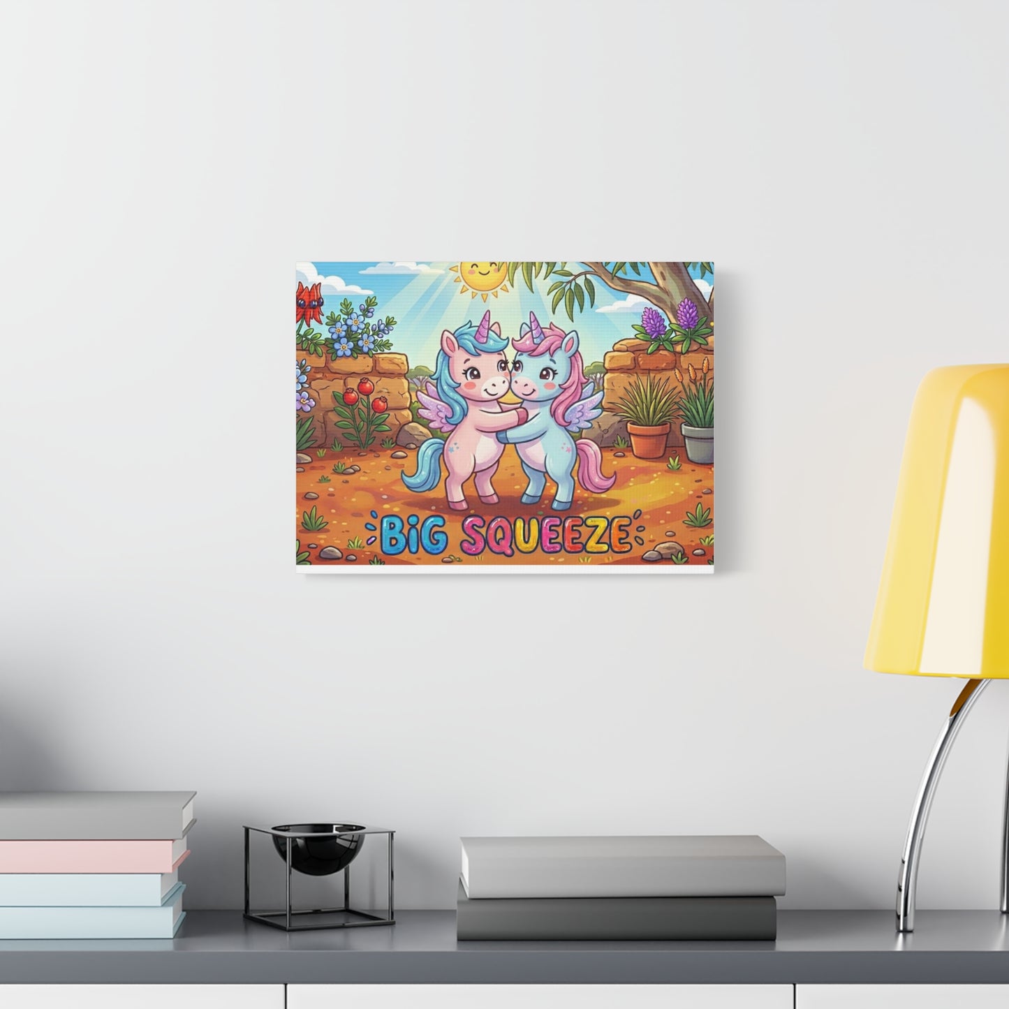 Big Squeeze Unicorn Classic Canvas