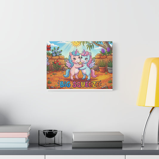 Big Squeeze Unicorn Classic Canvas