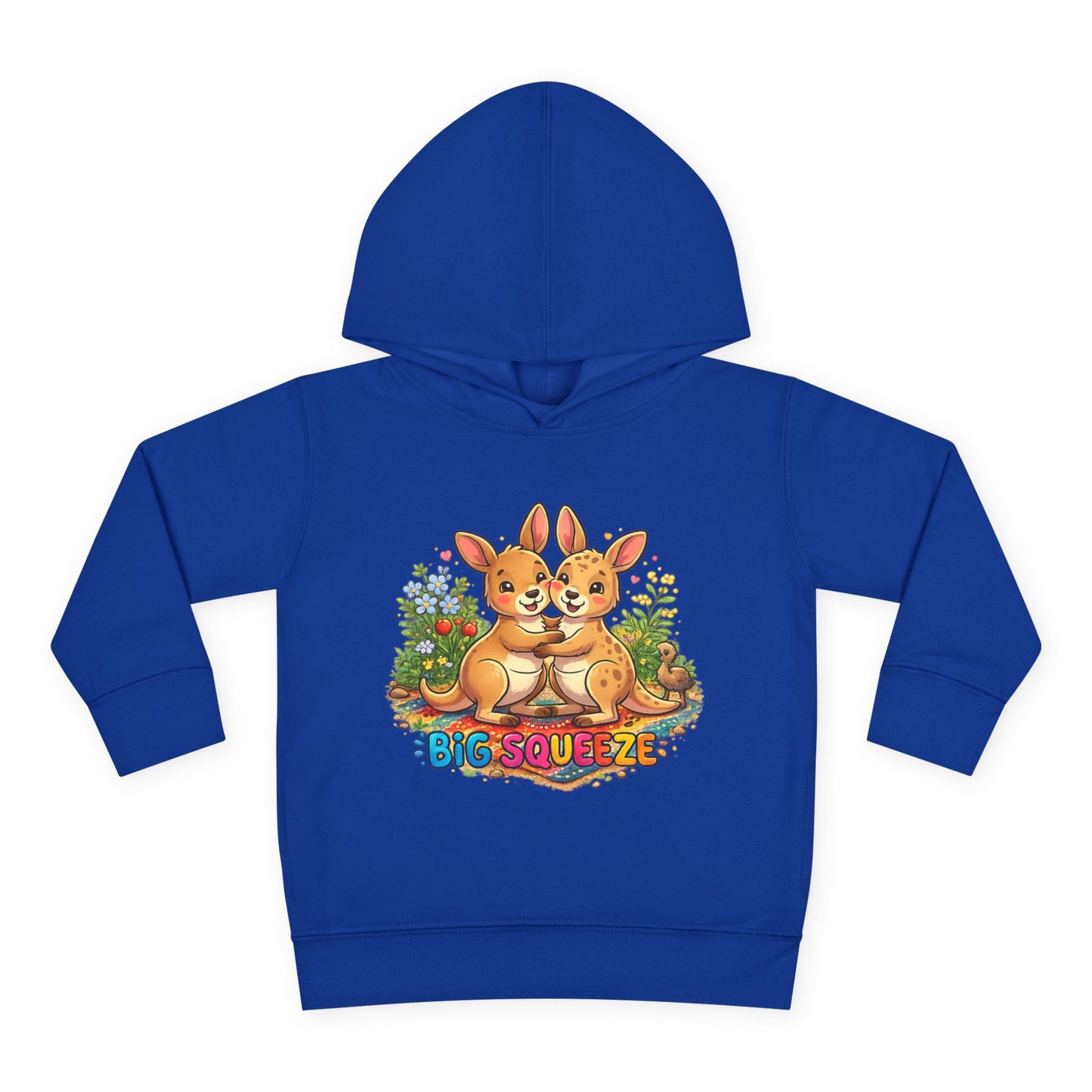 Big Squeeze Kangaroo Toddler Pullover Fleece Hoodie