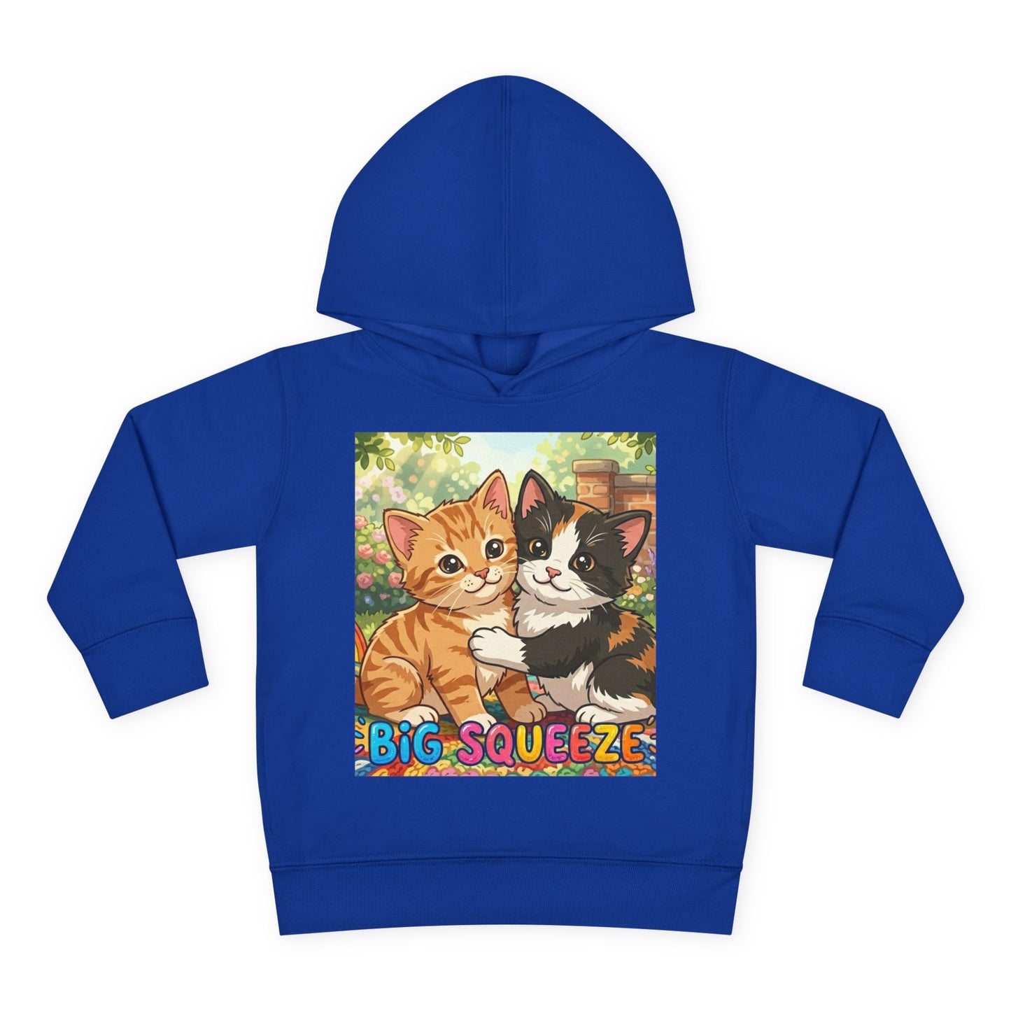 Big Squeeze Kitten Toddler Pullover Fleece Hoodie