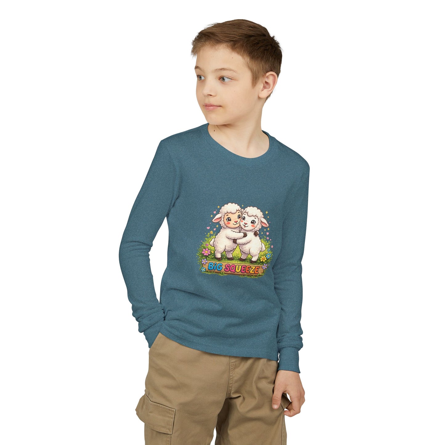 Big Squeeze Lamb Youth Jersey Long Sleeve Tee