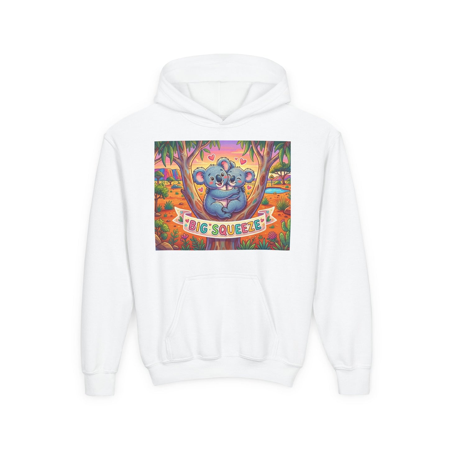 Big Squeeze Koala Youth Heavy Blend Hooded Sweatshirt