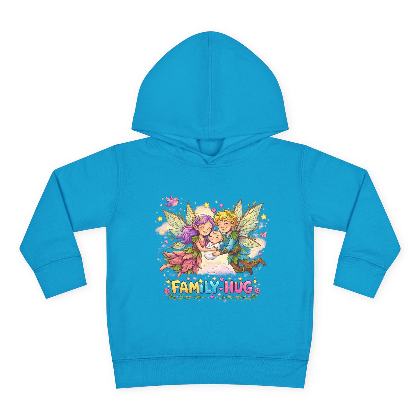Family Hug Fairy Toddler Pullover Fleece Hoodie