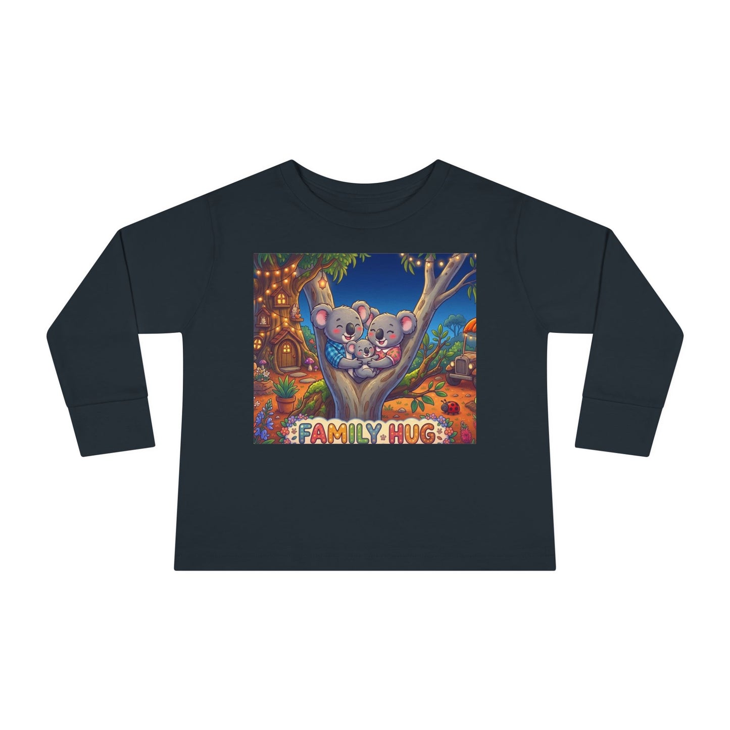 Family Hug Koala Toddler Long Sleeve Tee