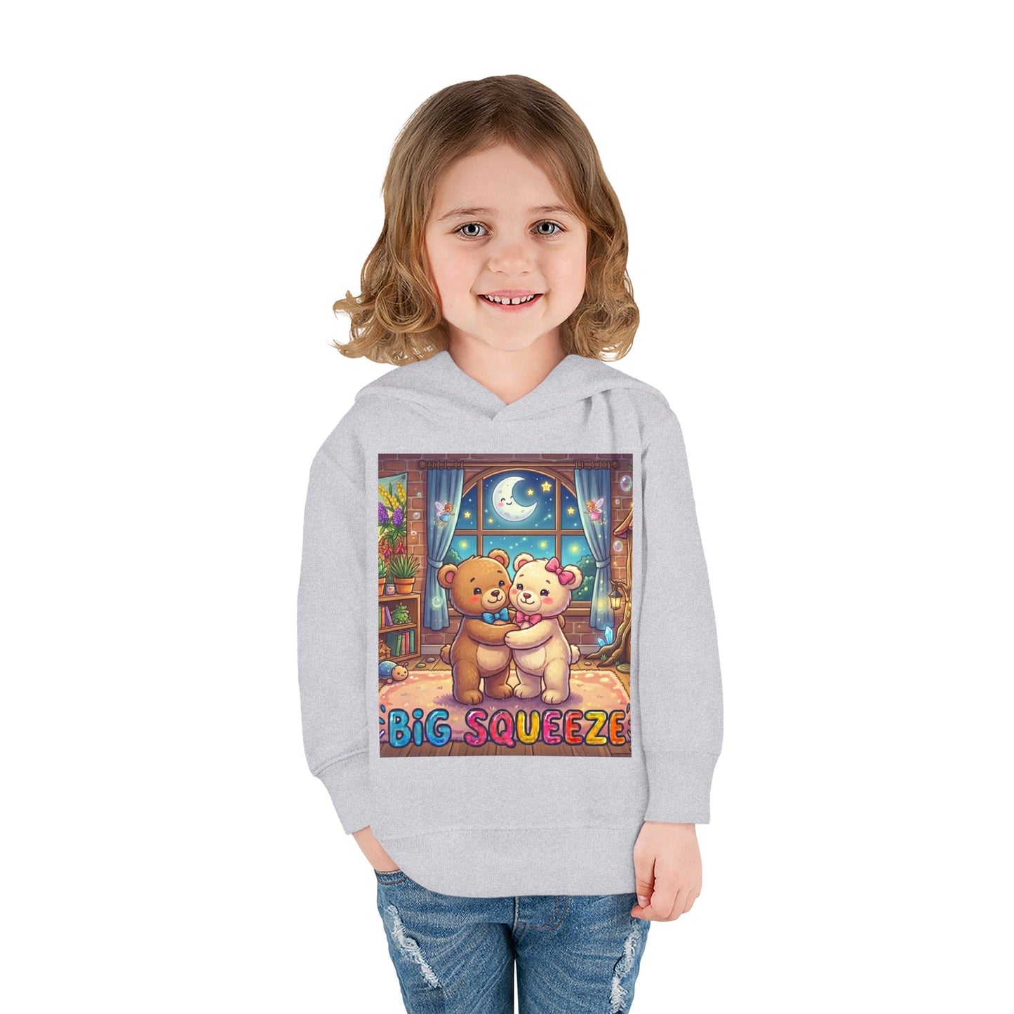Big Squeeze Teddy Toddler Pullover Fleece Hoodie